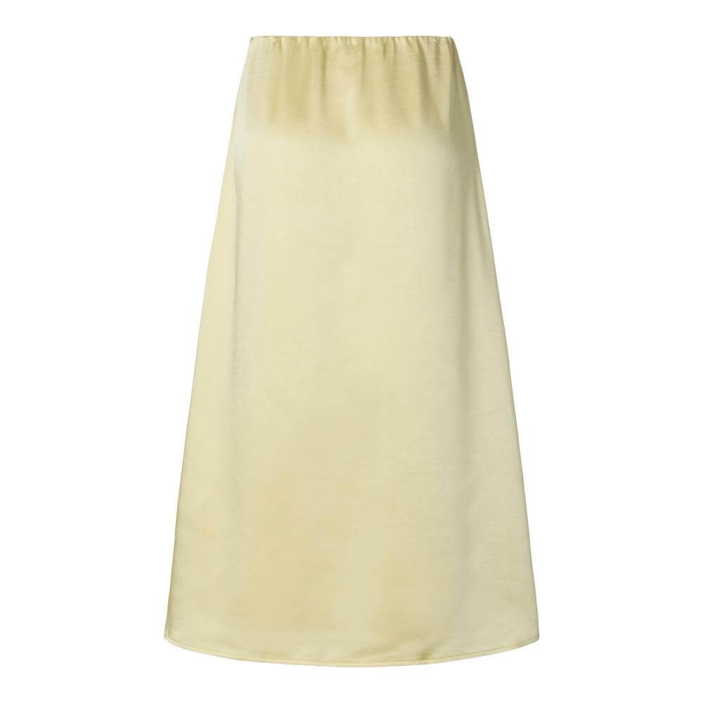 Y.A.S. Orchida Satin Midi Skirt